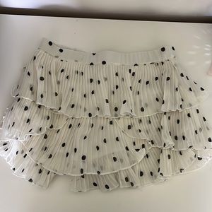 Zara polka dot mini skirt